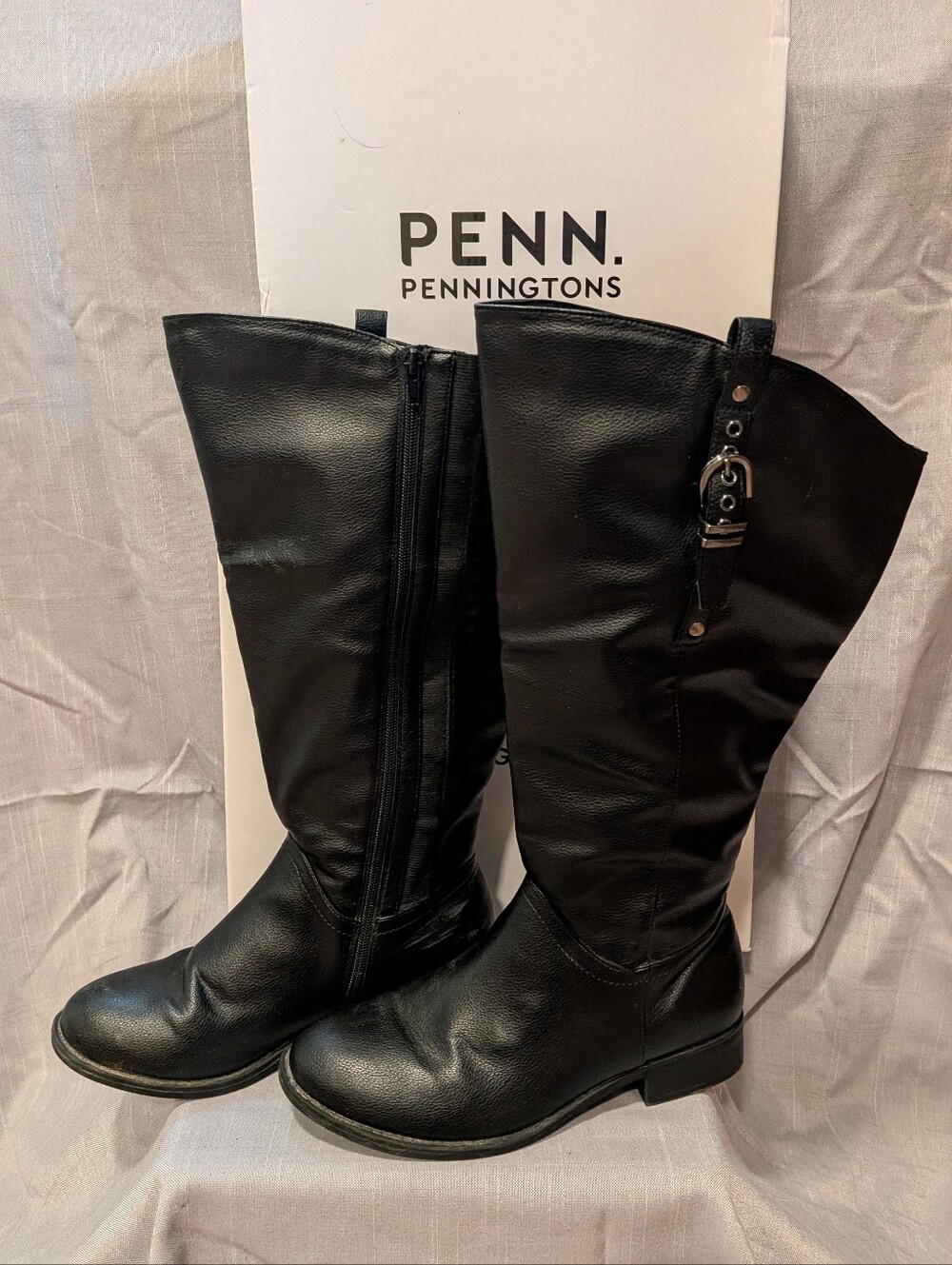 Penningtons Black Tall Riding Boots **WIDE CALF**